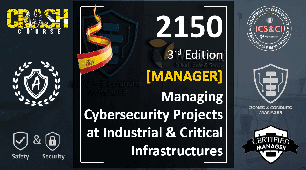 Curso 2150 para la gestión de proyectos de ciberseguridad industrial